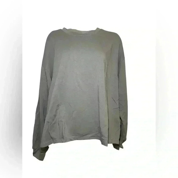 Sundry New NWT Gray Drapey Sweatshirt Size XL - Picture 5 of 6